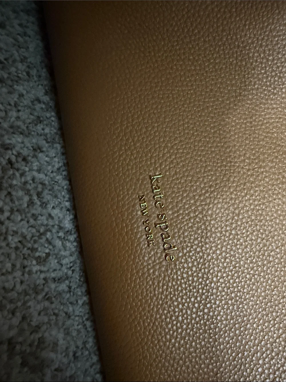 kate spade structured tan